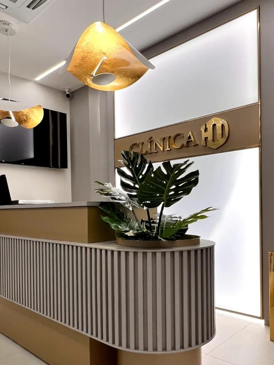 Recepção da Clínica HD, no Setor Marista